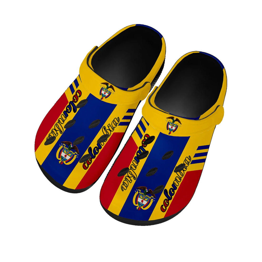 Colombia Flag Bogota Home Clogs Custom Water Shoes Mens Womens Teenager Sandals Garden Clog Breathable Beach Hole Slippers