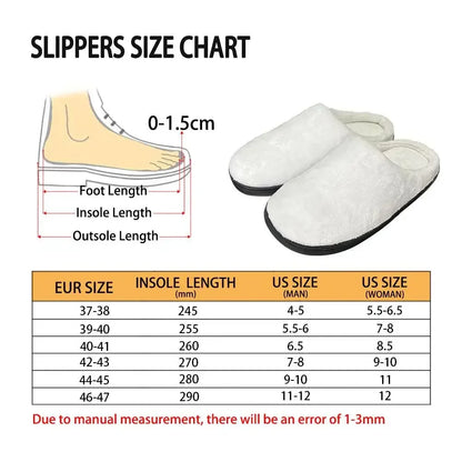 Hot Colombia Flag Fashion Cotton Custom Slippers Mens Womens Sandals Plush Casual Keep Warm Shoes Thermal Comfortable Slipper